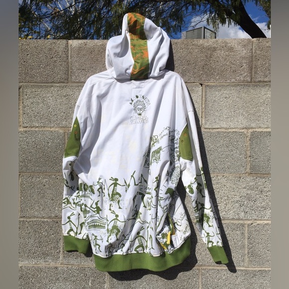 VTG Akademiks Original Trappers Urban Street Wear Zip Up Hoodie Men’s Size 2XL - Picture 2 of 10